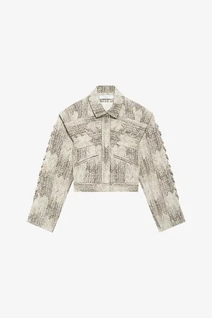 IRO Womens Misa Printed Jacquard Jacket