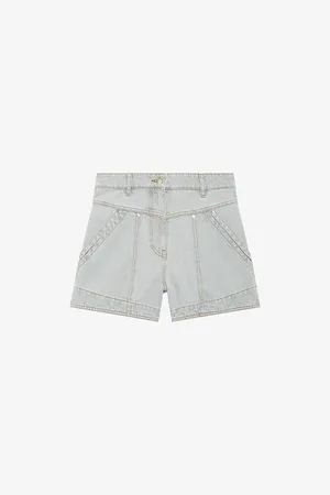 IRO Womens Hippolie High-Waist Denim Shorts