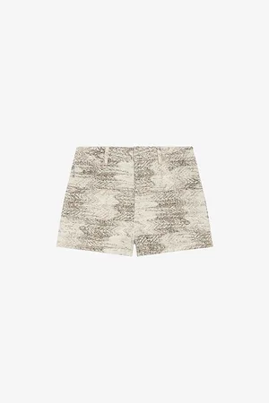 IRO Womens Monia Jacquard-Pattern Woven Shorts