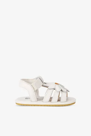 Donsje Baby Tuti Fields Daisy Motif-Embellished Leather Sandals