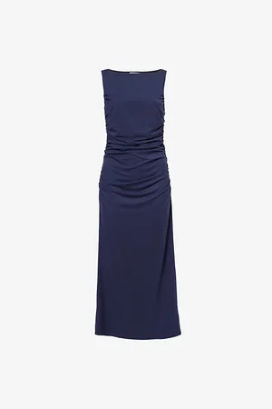 Reformation Womens Benson Sleeveless Stretch-Jersey Midi Dress