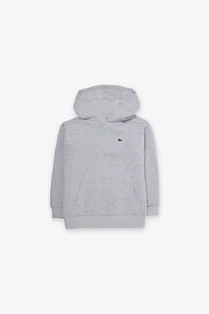 Lacoste Embroidered-Branding Kangaroo-Pocket Cotton-Blend Hoodie 4-16 Years