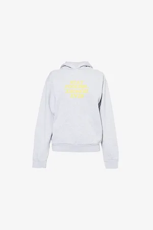 COPERNI Womens Printed Kangaroo-Pocket Cotton-Blend Hoody