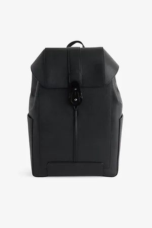 Christian Louboutin Mens Groovy Grained Leather Backpack