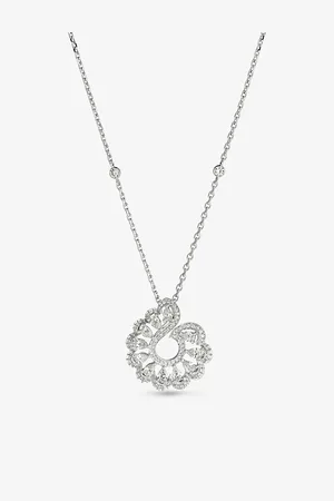 Chopard Precious Lace Vague 18ct White-Gold 1.24ct Round-Cut Diamond Pendant Necklace