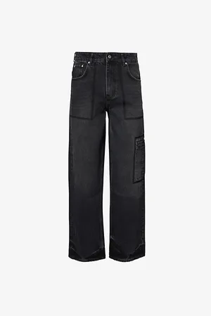 Represent Mens R3 Drive Straight-Leg Denim Jeans