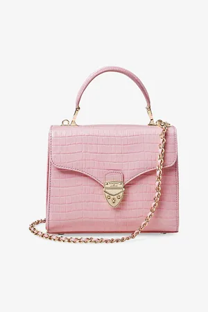ASPINAL OF LONDON Womens Midi Mayfair Top-Handle Leather Bag