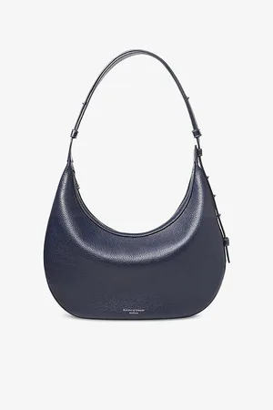 ASPINAL OF LONDON Womens Hudson Crescent Leather Crossbody Bag