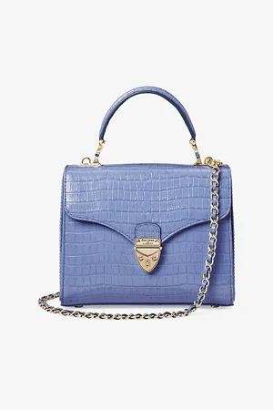ASPINAL OF LONDON Womens Midi Mayfair Top-Handle Leather Bag