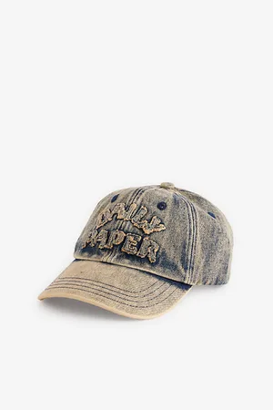 Daily paper Mens Dias Arch Stach Denim Baseball Cap