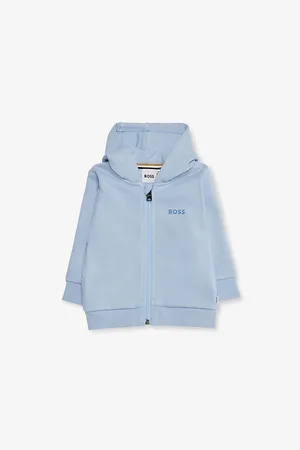 HUGO BOSS Baby Boy Brand-Print Cotton-Blend Jersey Hoodie 9 Months - 3 Years