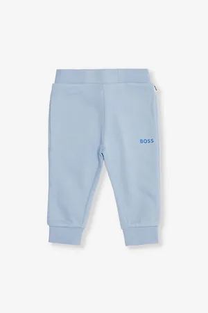 HUGO BOSS Baby Boy Brand-Print Cotton-Blend Jersey Jogging Bottoms 9 Months - 3 Years