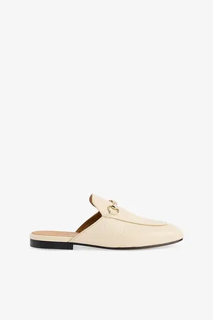 Gucci Womens Princetown Leather Mules