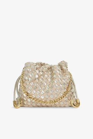 Dune Womens Primrose Small Leather Shoulder Bag