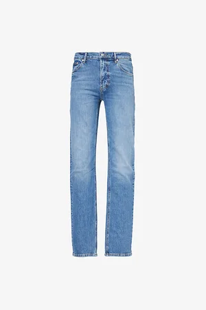 Frame Mens Modern Straight-Leg Stretch-Denim Jeans
