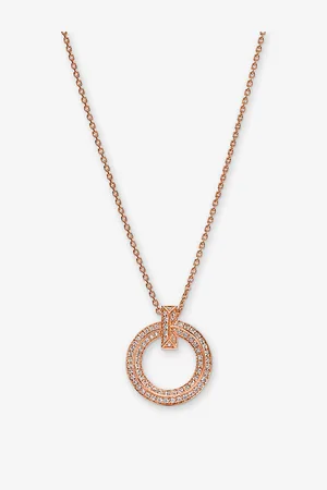 Tiffany & Co. T1 18ct Rose-Gold and Diamond Pendant Necklace
