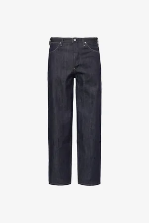 Jil Sander Mens Regular-Fit Tapered-Leg Denim Trousers