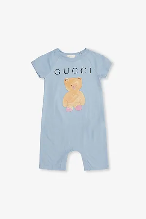 Gucci Baby Boy Graphic-Print Cotton-Jersey Romper 0-12 Months