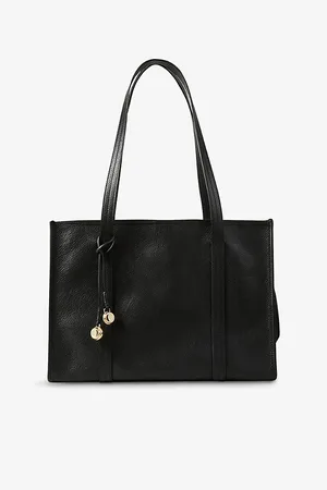 Sandro Womens Soft Leather Shopping Tote Bag