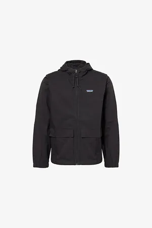 Patagonia Mens Brand-Patch Hood Regular-Fit Cotton-Blend Jacket