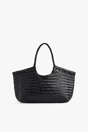 Dragon Diffusion Womens Nantucket Leather Tote Bag