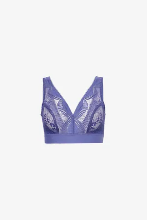 Wacoal Womens Sensu Embroidered Non-Wired Stretch-Lace Bralette