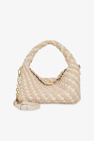 Dune Womens Dinky Deliberate Mini Woven Top-Handle Bag