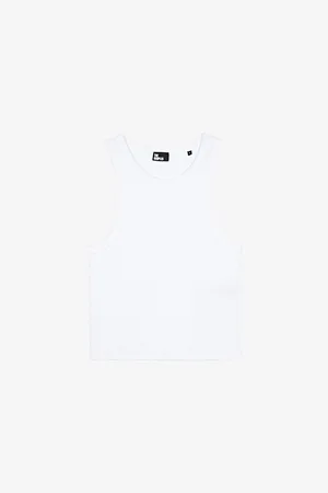 The Kooples Womens Ribbed Racerback Stretch-Cotton Top