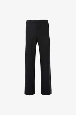 AllSaints Mens Locke Straight-Leg Regular-Fit Cotton-Blend Trousers
