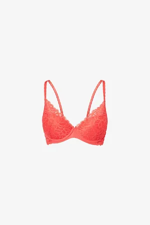 Wacoal Womens Raffine Plunge Push-Up Stretch-Woven Bra