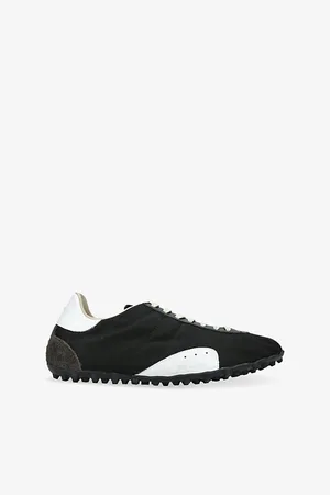 Maison Margiela Womens Sprinters Branded Woven Low-Top Trainers