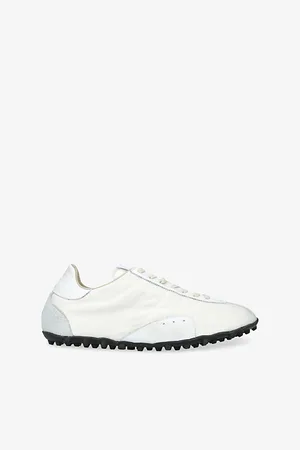 Maison Margiela Womens Sprinters Branded Woven Low-Top Trainers
