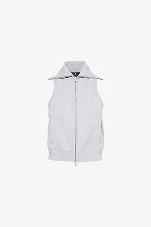 Represent Womens Owners Club Two-Welt-Pockets Cotton-Jersey Gilet