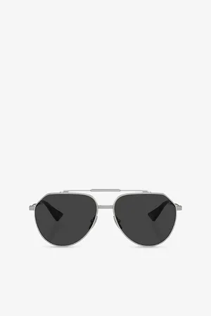 Dolce & Gabbana Dg2302 Aviator-Frame Metal Sunglasses