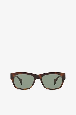 Gucci Gg1706S Tortoiseshell Square-Frame Acetate Sunglasses
