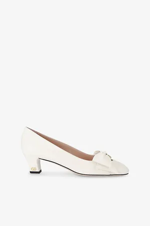 VALENTINO GARAVANI Womens Bowow Leather Pumps