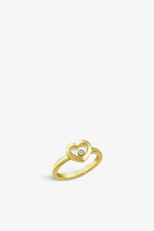 Chopard Happy Diamonds Icons 18ct Yellow-Gold and 0.05ct Diamond Ring