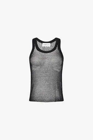 MARELLA Womens x Emily Ratajkowski Scoop-Neck Knitted Top
