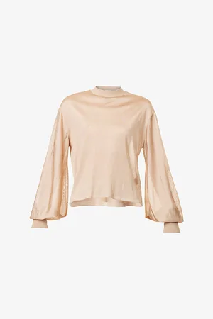 Alaïa Womens Oversized Fine-Knit Jumper