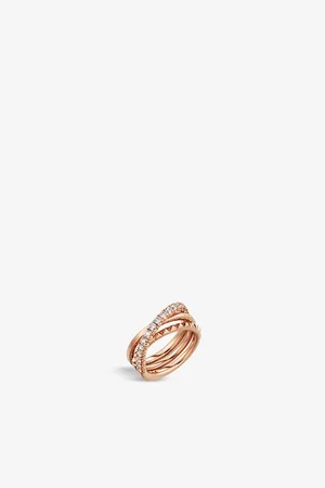 Cartier Étincelle De 18ct Rose-Gold and 0.63ct Brilliant-Cut Diamond Ring​