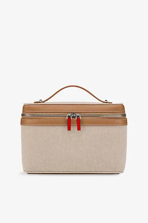 Christian Louboutin Djanis Canvas and Leather Cross-Body Bag