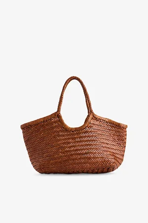 Dragon Diffusion Womens Nantucket Leather Tote Bag