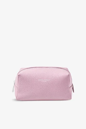 ASPINAL OF LONDON Womens London Grained Leather Makeup Bag