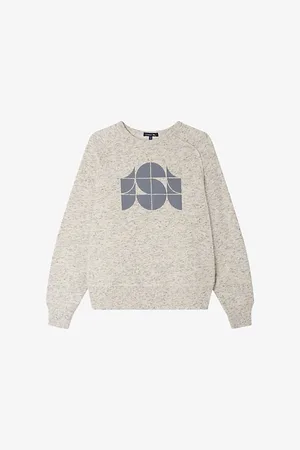 Soeur Womens Pascal Graphic-Print Cotton Sweatshirt