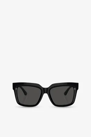 Burberry Womens Be4419 Square-Frame Acetate Sunglasses