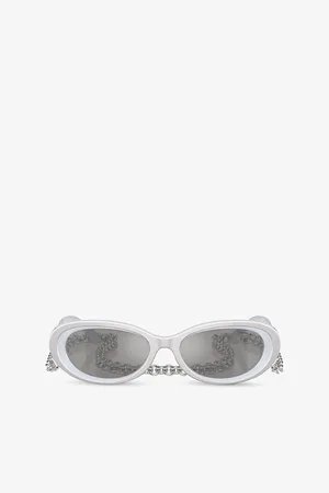 Tiffany & Co. Womens Tf4221 Oval-Frame Acetate Sunglasses