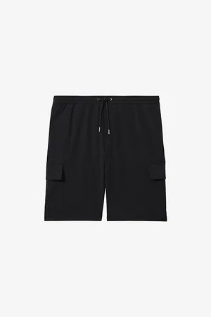 Reiss Mens Climb Drawstring-Waist Cargo-Pocket Stretch-Woven Shorts