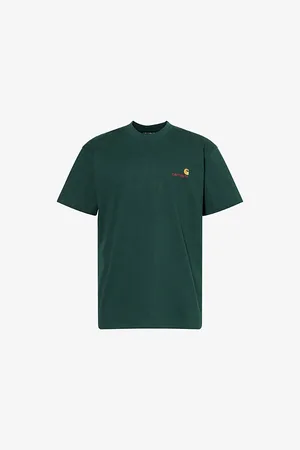 Carhartt Mens American Script Text-Print Cotton T-Shirt