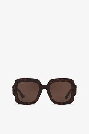 Gucci Gg1547S Square-Frame Acetate Sunglasses