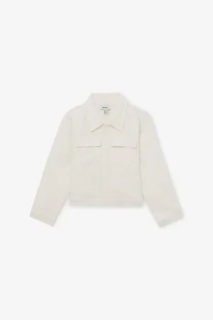 Reiss Joss Patch-Pocket Cropped Woven Shirt Jacket 4-13 Years